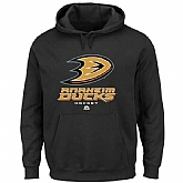 Men's Anaheim Ducks Critical Victory VIII Pullover Hoodie - Black,baseball caps,new era cap wholesale,wholesale hats